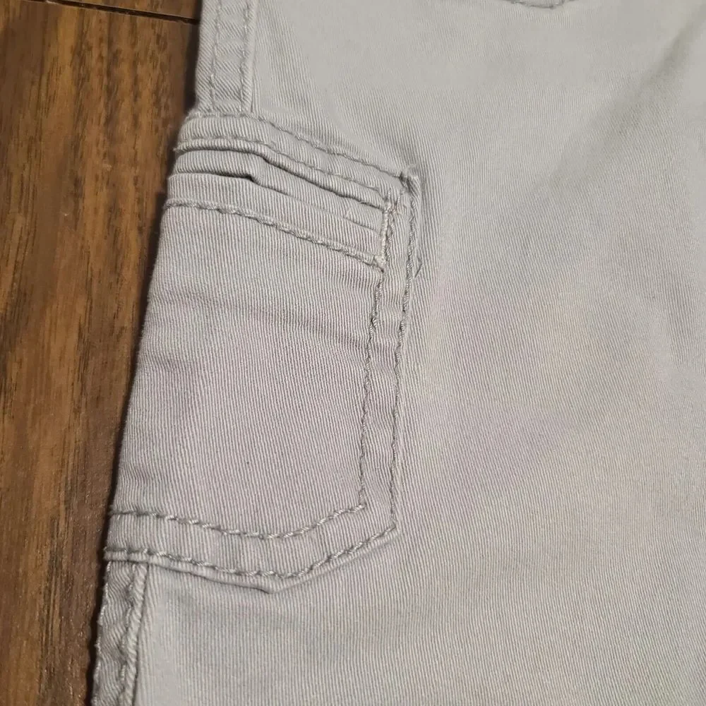 Justice Premium Girls Light Gray Jeans Pants Size 8S